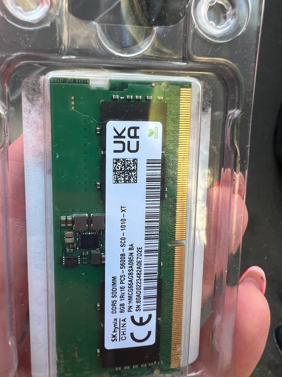 Оперативна пам'ять 8 GB RAM DDR5 SODIMM SK hynix