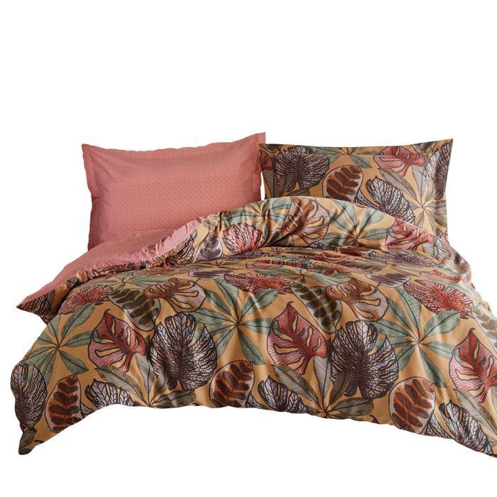 pościel satyna bawełniana(p) greta terra/160x200 luxury premium
