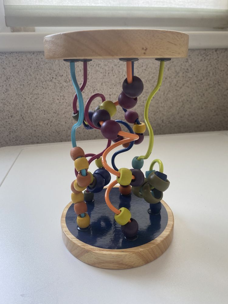 Развивающая деревянная игрушка Battat Разноцветный Лабиринт