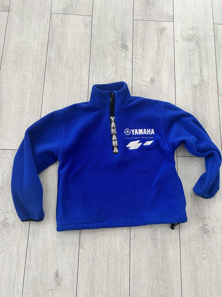 Granatowy polar bluza polarowa ciepła krótka Yamaha M 38