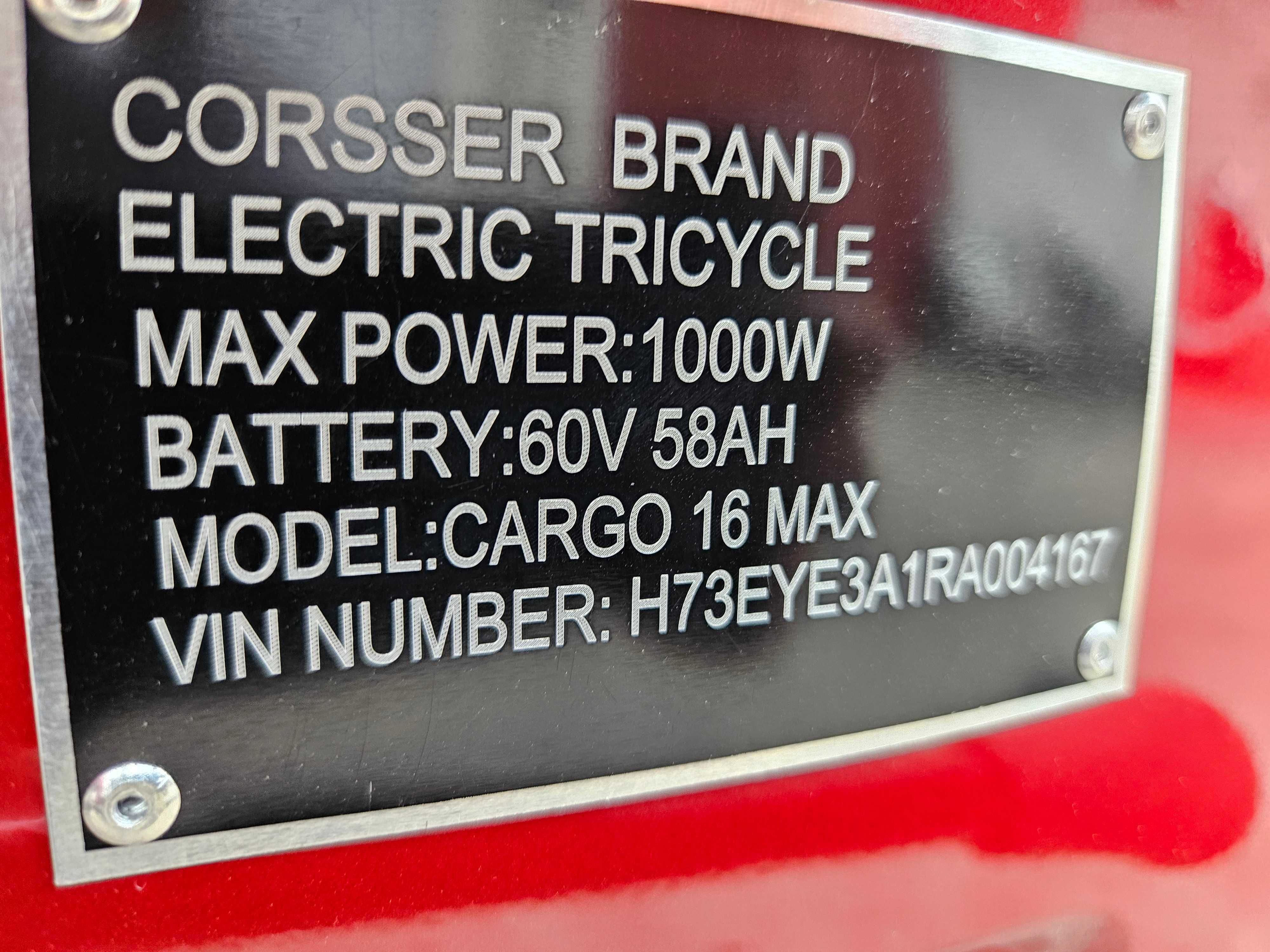 Новий електро трицикл Crosser Max 16