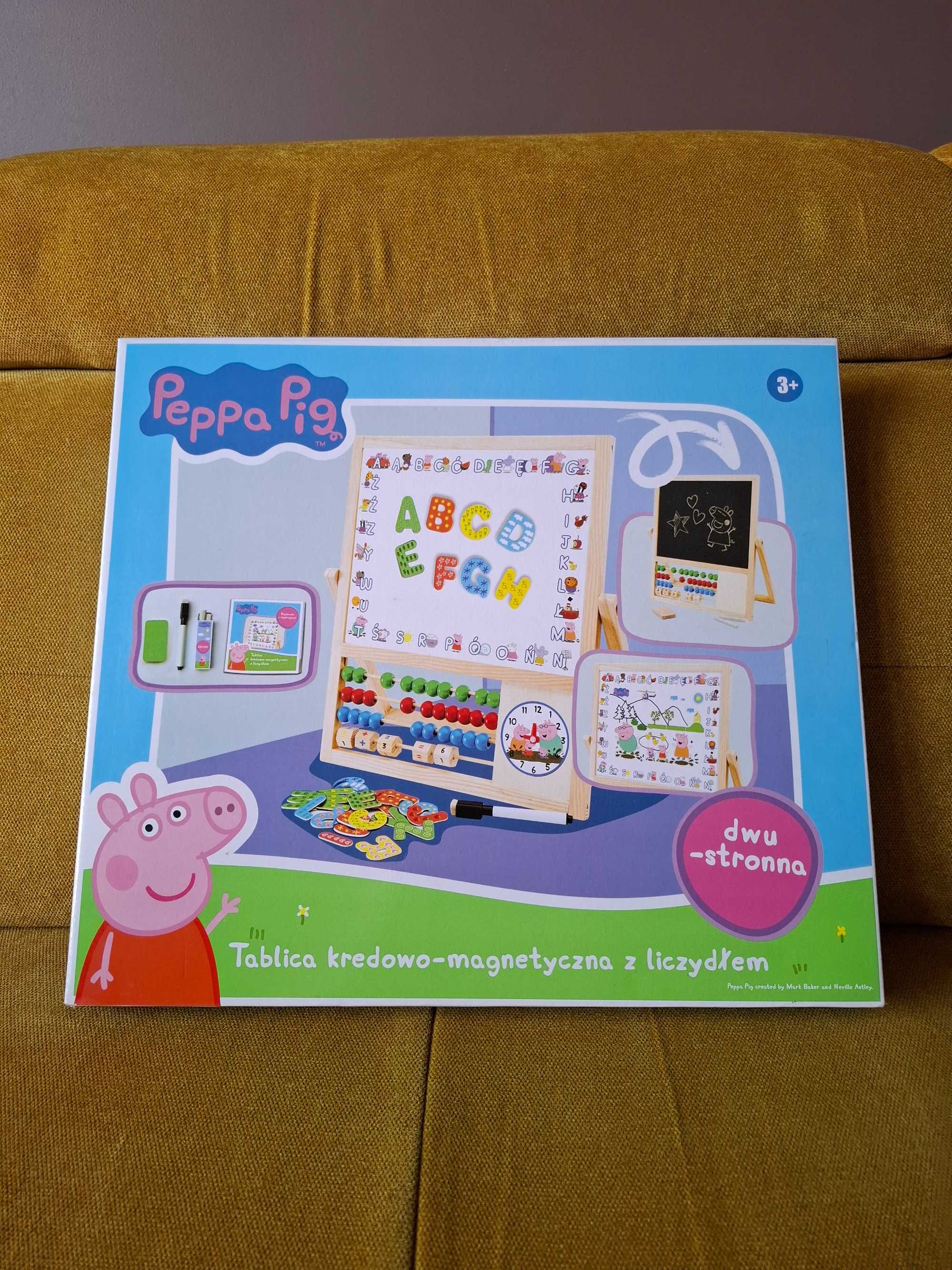 Tablica kredowo - magnetyczna -Świnka Peppa