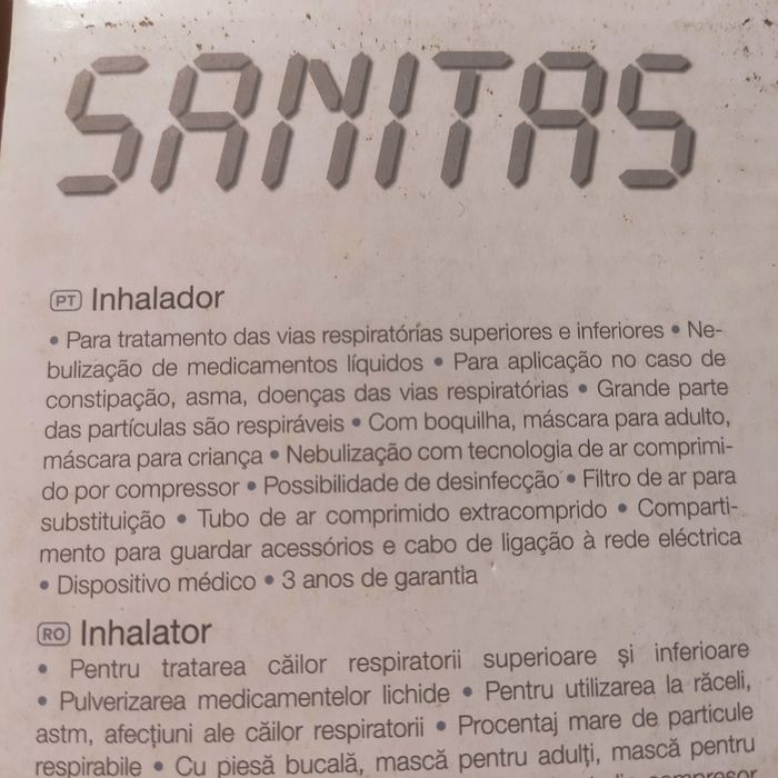 Nebulizador- tratamento vias respiratórias