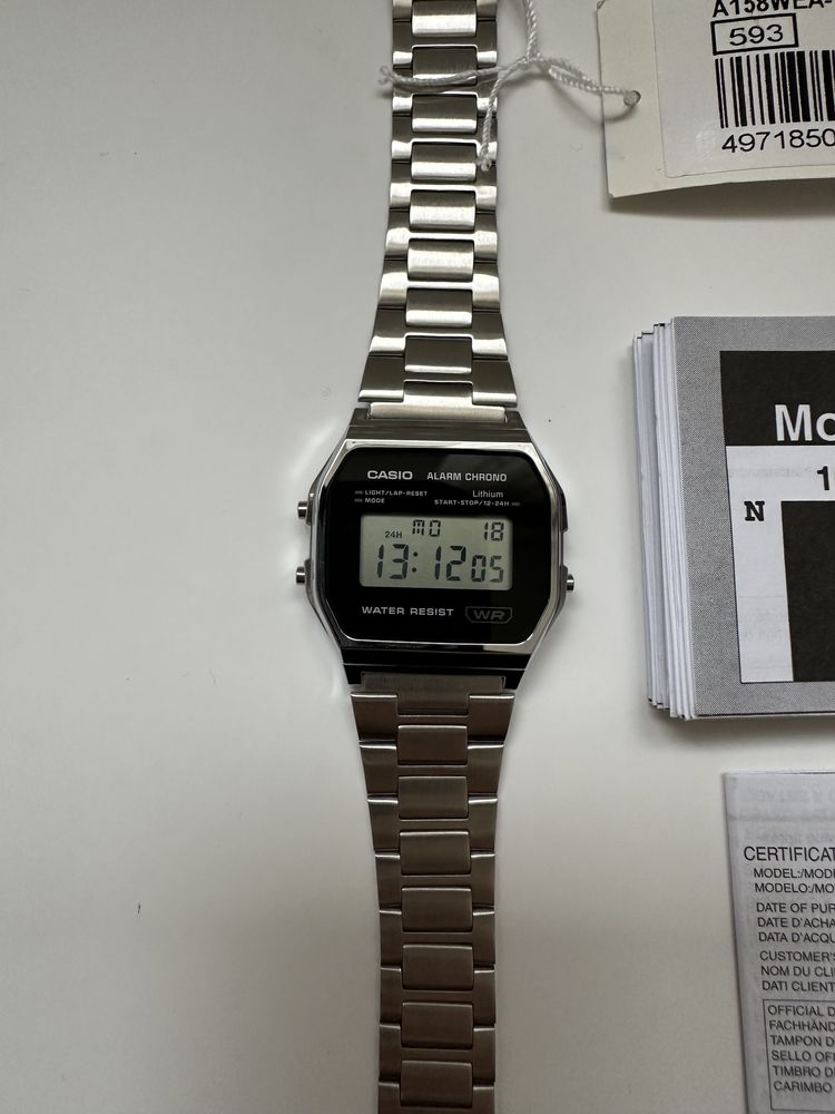 Годинник Casio vintage A158, Оригінальний годинник, гарантія!