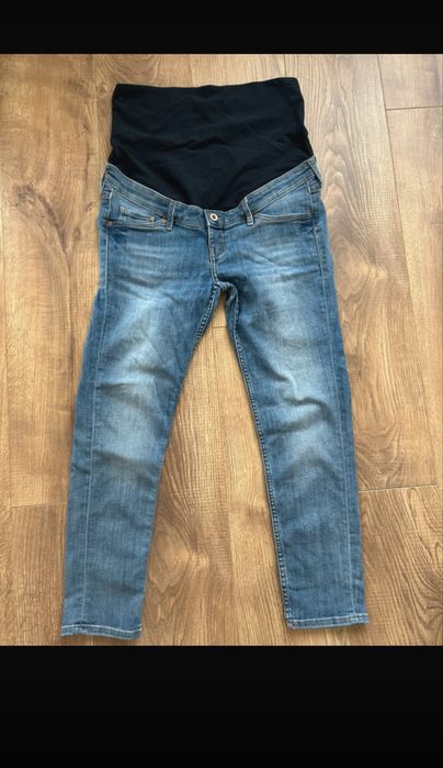 Spodnie ciążowe jeansowe MAMA H&M