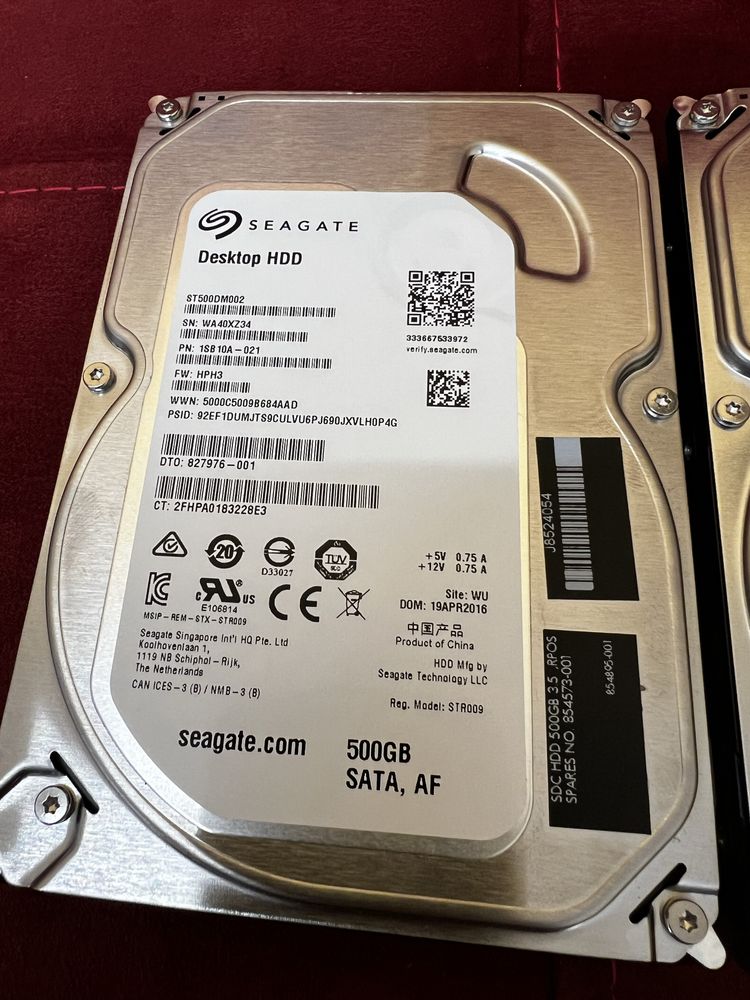 Жесткий диск Seagate Barracuda 500GB 7200rpm 16MB (ST500DM002)