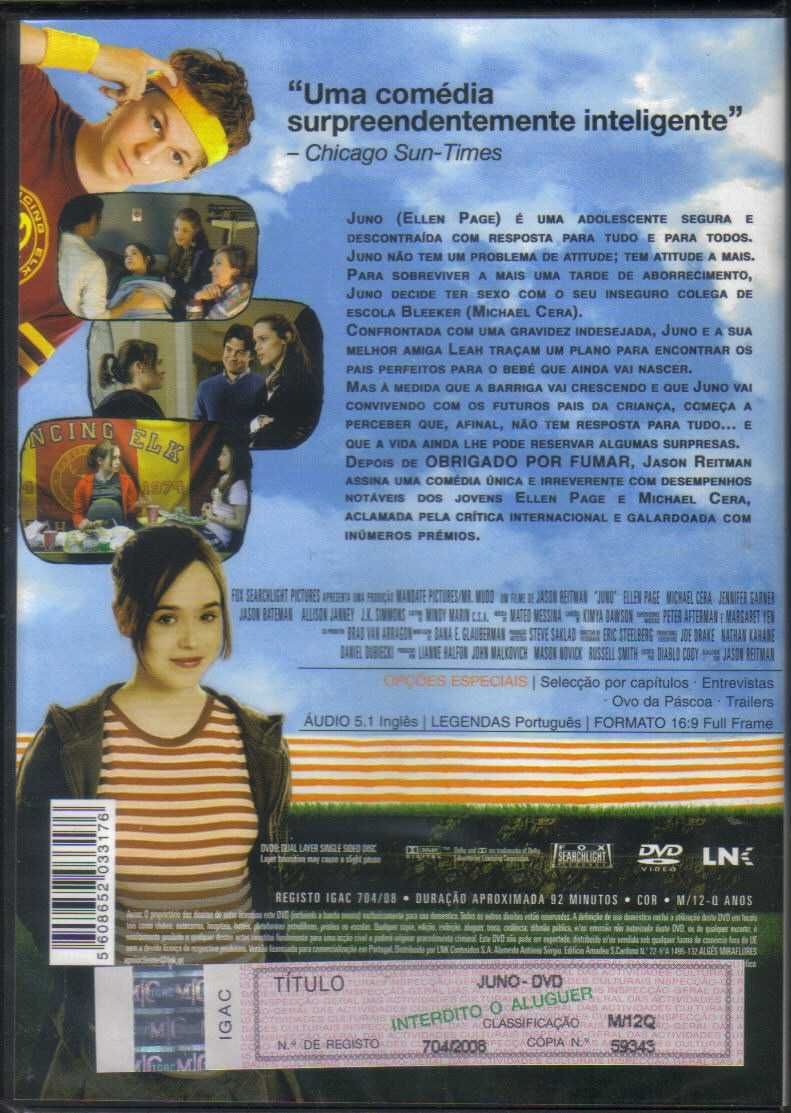 Filme em DVD: Juno - NOVO! Selado!