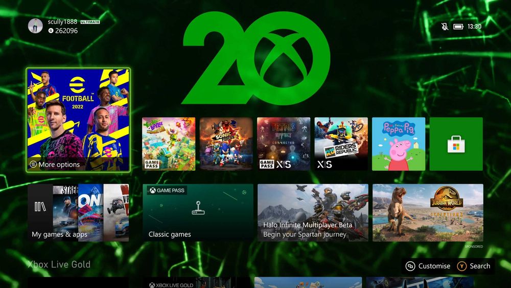 Геймпад Xbox Series X/S Controller 20th Anniversary Special Edition