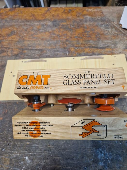 Frez komplet do drzwiczek kuchennych CMT do drewna