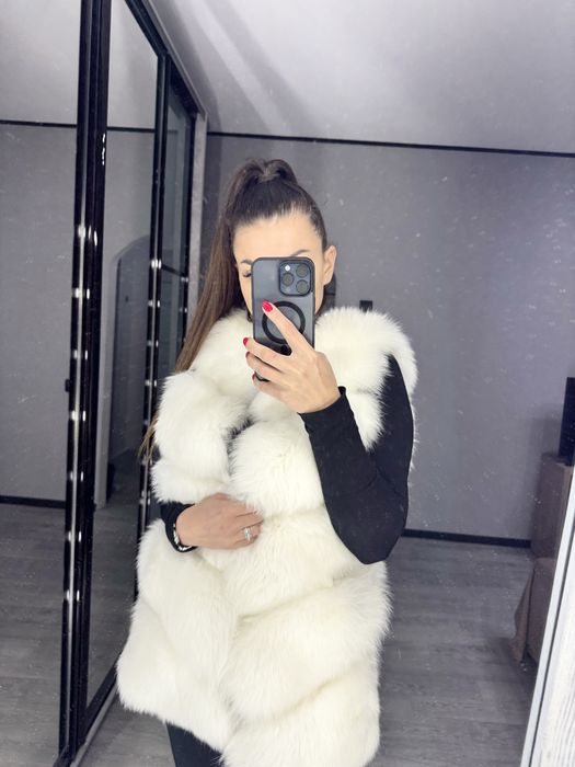 Жилетка меховая натуральная