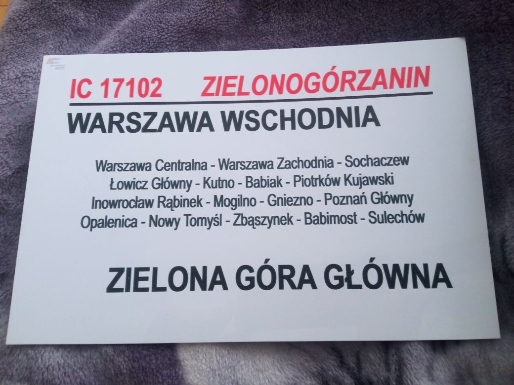 Tablica relacyjna PKP IC