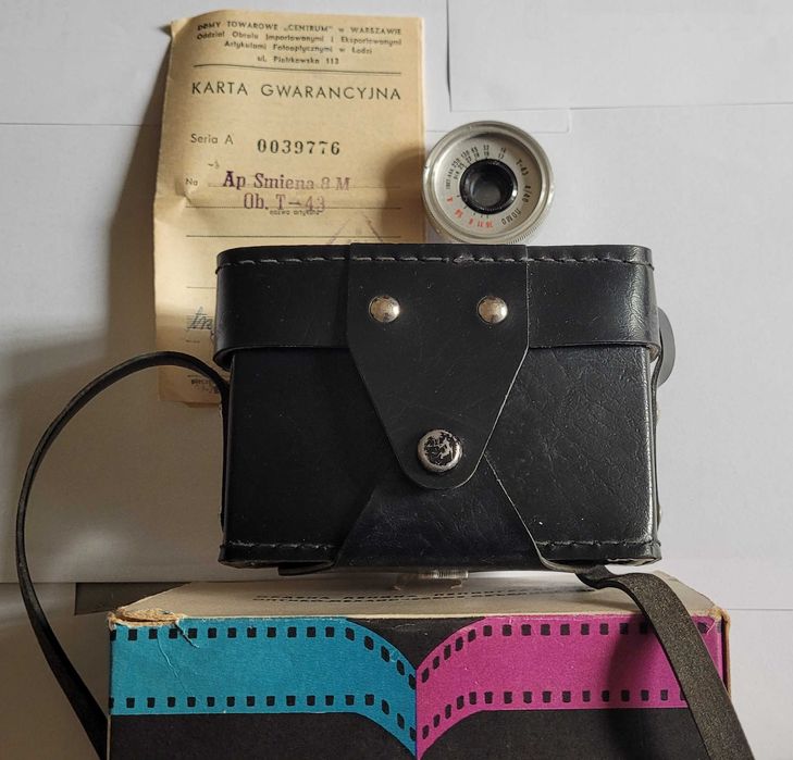 Aparat Smiena 8M z epoki PRL, produkcja ZSRR