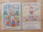 Caderneta de cromos "Branca de neve e os sete anões" - 1952 - Completa