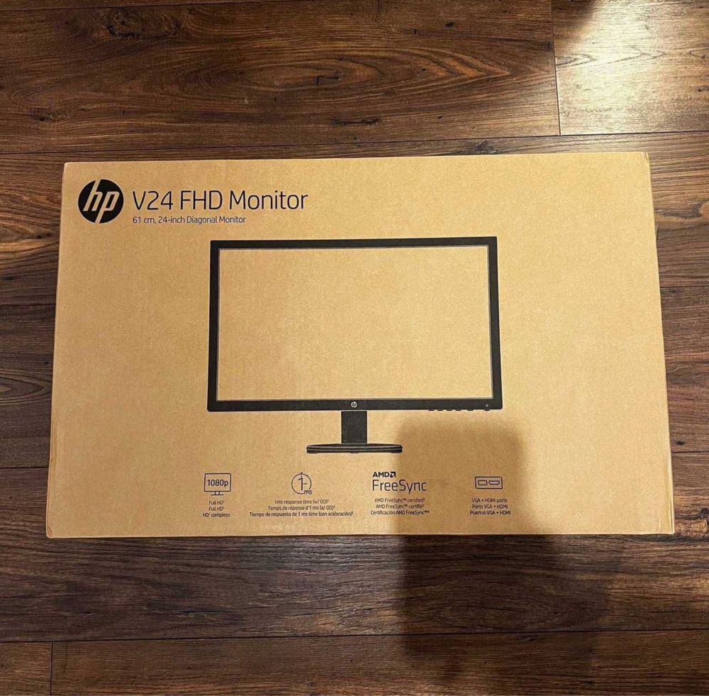 Монитор HP V24 9SV73AA новый 24"