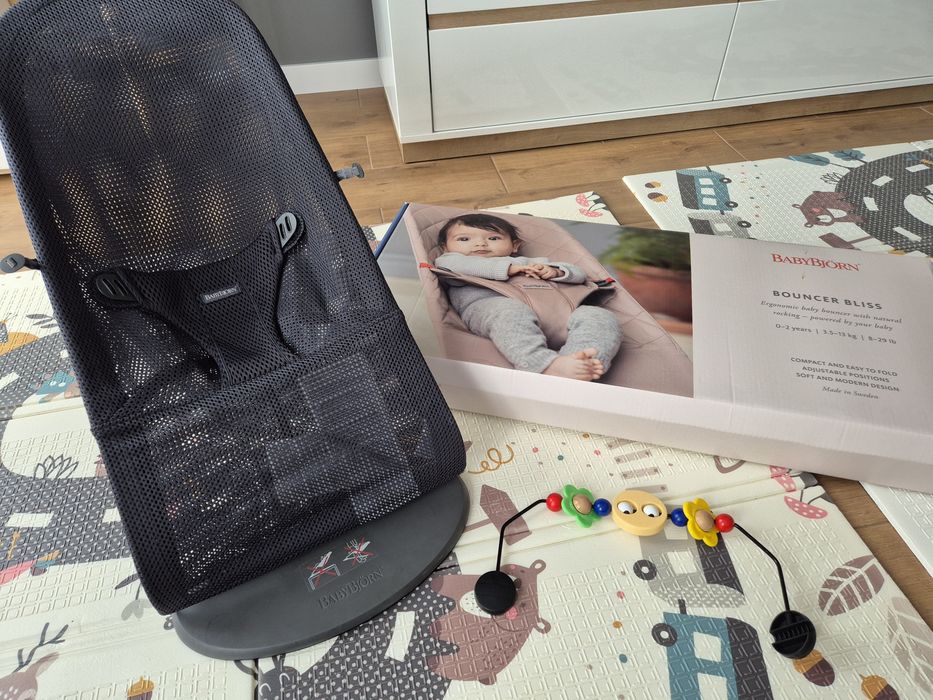 Bujaczek babybjorn bliss mesh antracyt