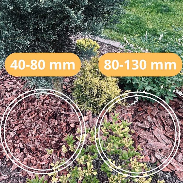 Kora sosnowa 40-80mm worek 50L Sortowana Duża możliwa wysyłka