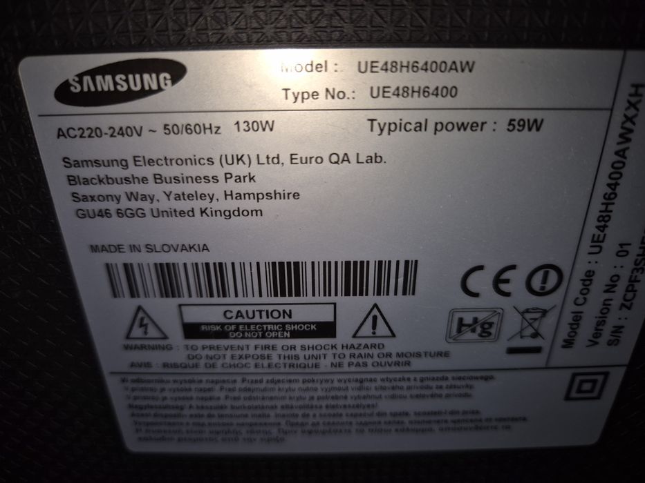 Telewizor Samsung UE48H6400