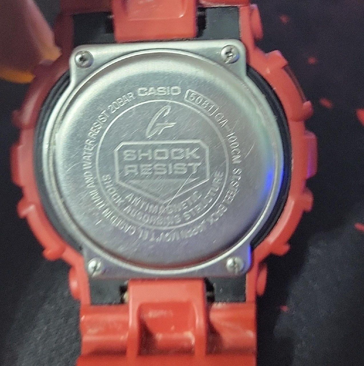 G-shock GA 100CM Czerwony MoroCasio Oryginalny