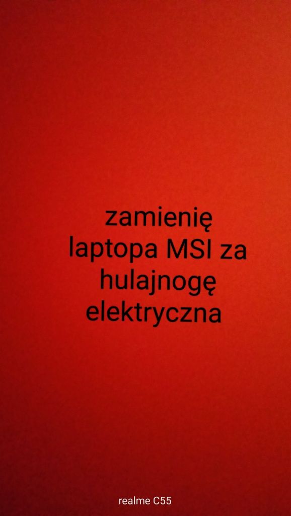 Tak jak na zdj zamienię