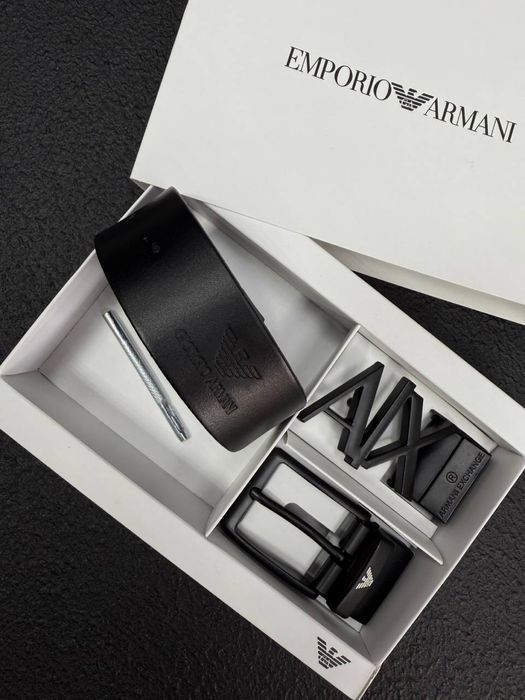 Ремень мужской кожаный черный (nb825) / ремінь пояс чоловічий шкіряний