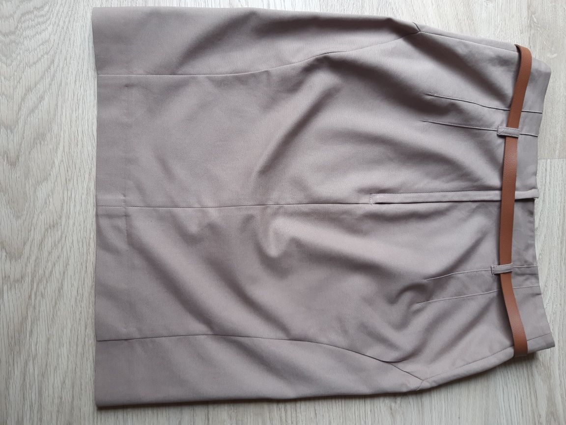 H&M nowa spódnica beżowa ołówkowa r. 38 M