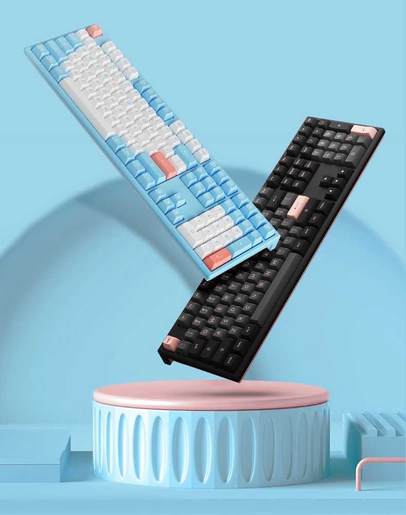 Механические клавиатуры AKKO X Monsgeek MG108 RGB,PBT Кейкапы (+GIFT)