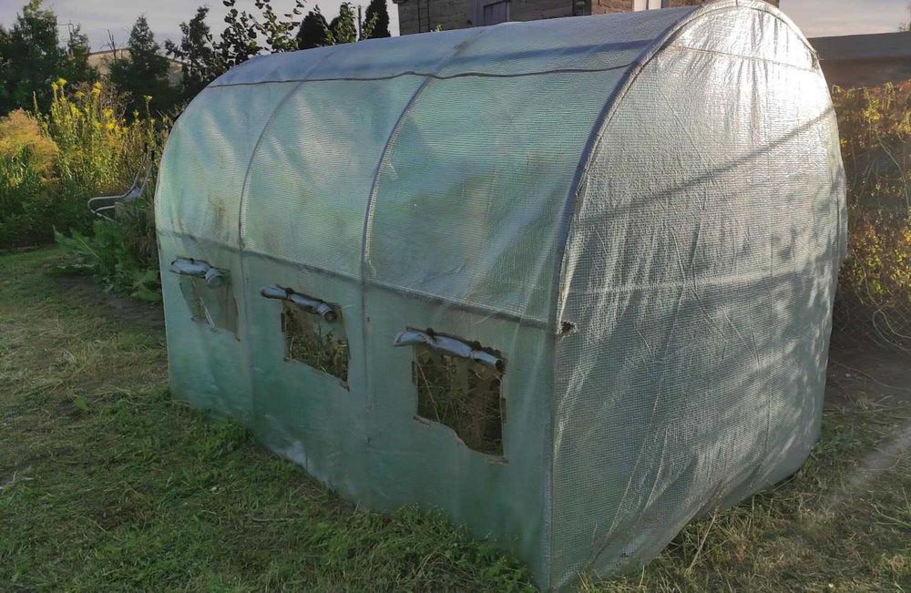 Tunel Foliowy Szklarnia Ogrodowa Namiot Foliowy Stelaż 3x2m Dodatki