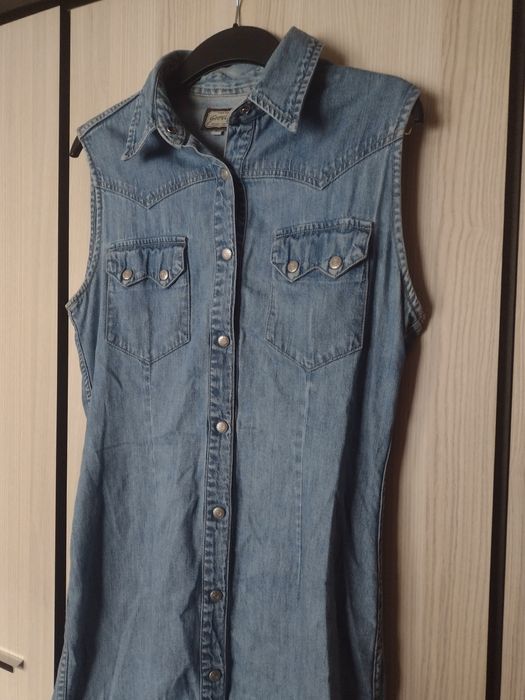 Nowa niebieska jeansowa sukienka rozmiar M