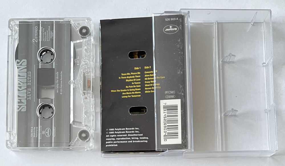 Scorpions Live bites kaseta magnetofonowa audio