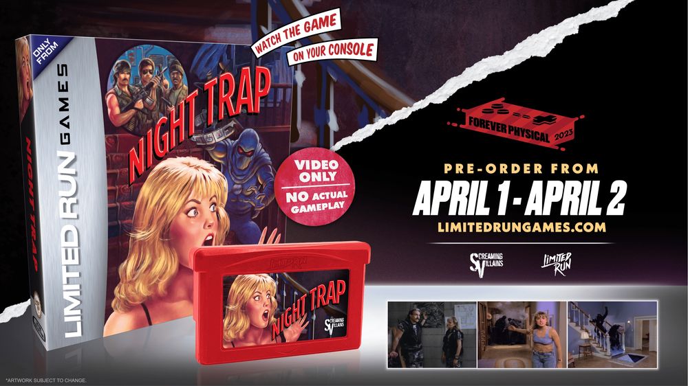 Night Trap Game Boy Advance - nowa Limited Run