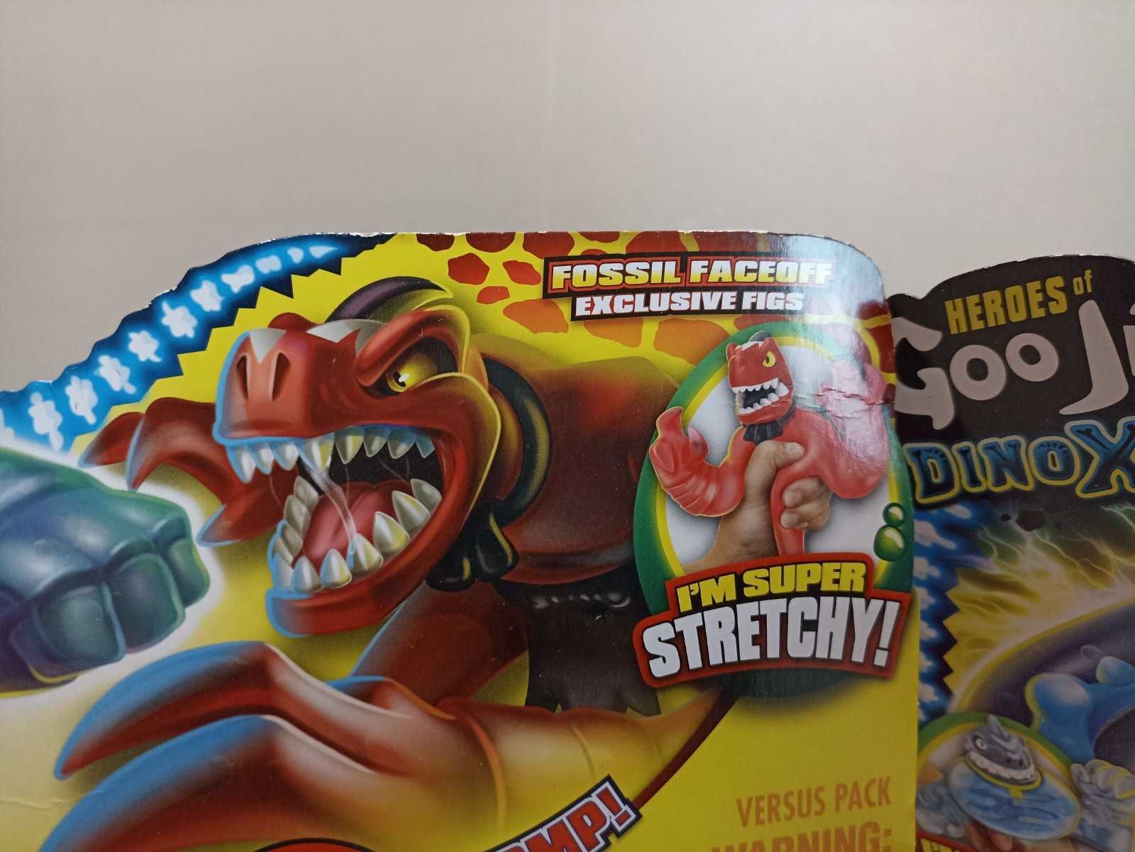 Іграшки тягнучки Goo Jit Zu Dino X-Ray Fossil Faceoff Versus Pack