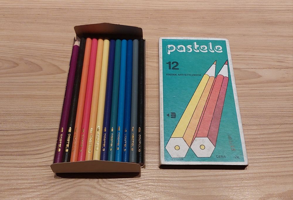 Kredki pastele PRL