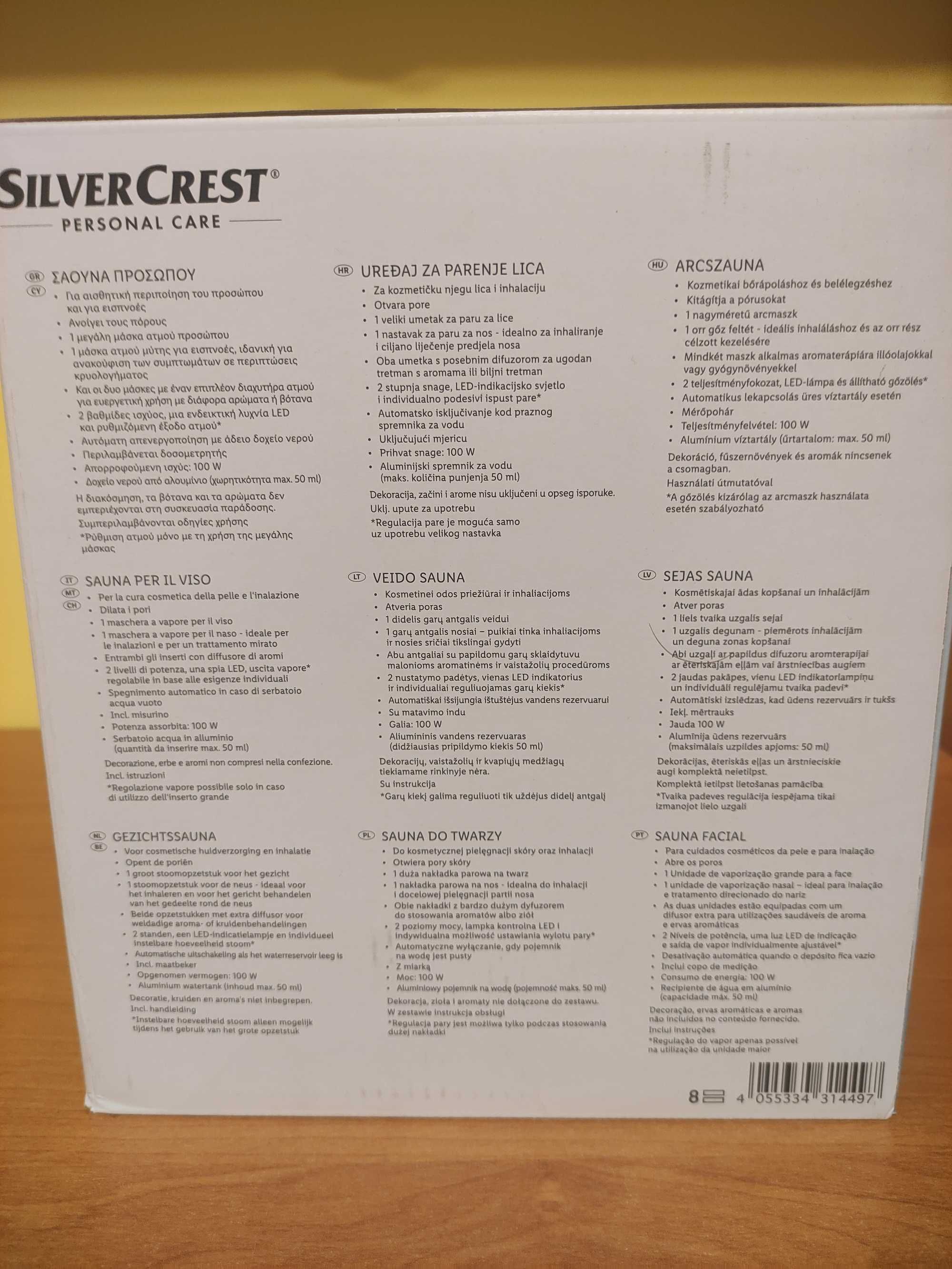 Sauna do twarzy SilverCrest