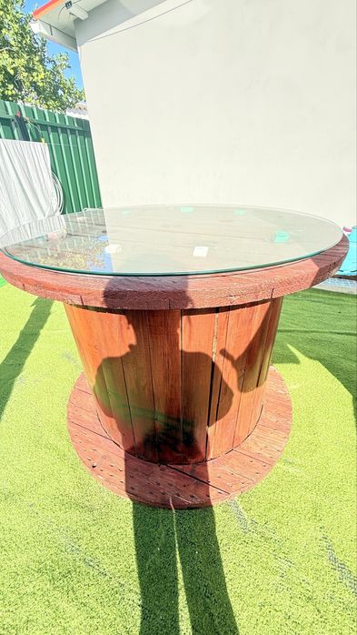 Vidro redondo para mesa