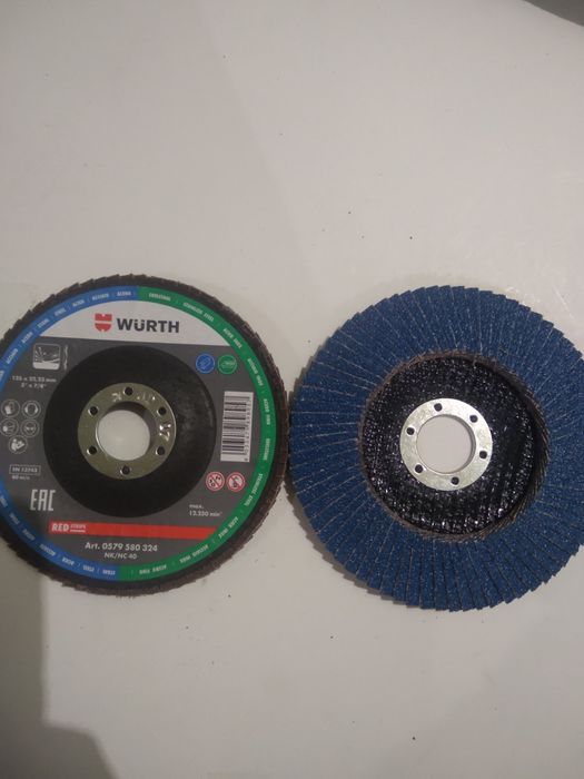 Круг пелюстковий WURTH  125 мм P40