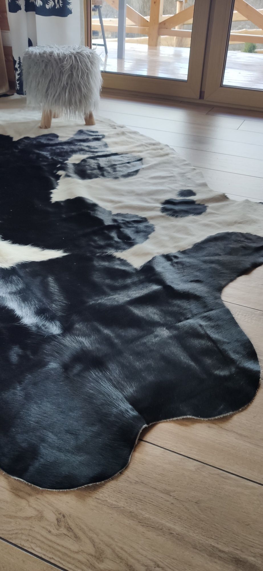 Skóra XXL bydlęca z krowy dywan