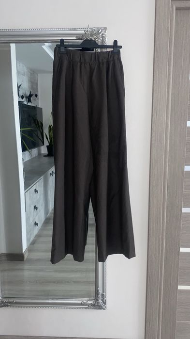 Штани з вовни Massimo Dutti, Іспанія, широкі, р.36