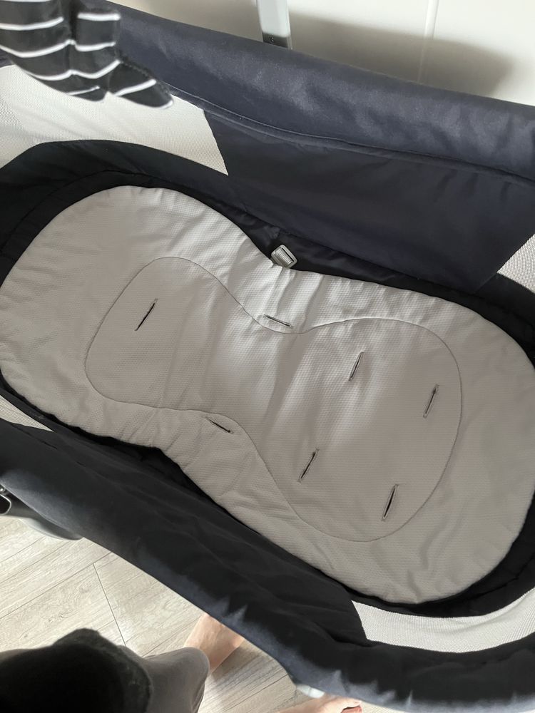chicco babyhug 4w1 air ciemnoszare łóżeczko kołyska