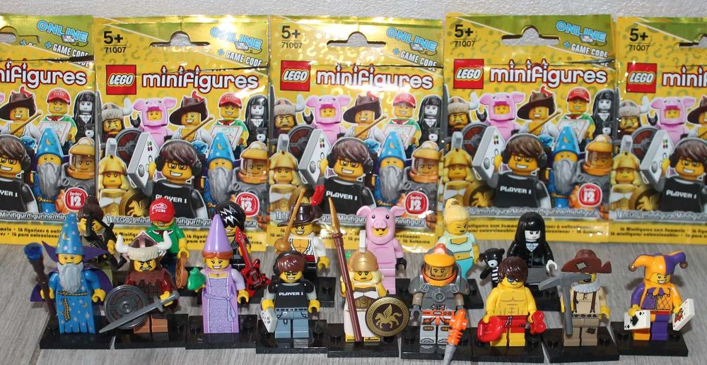 Lego 71007 series 12, komplet 16szt minifigurek
