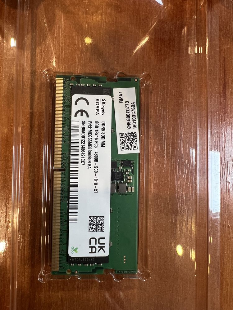 Оперативна пам'яті для ноутбука SODIMM DDR5 16GB(2x8GB)