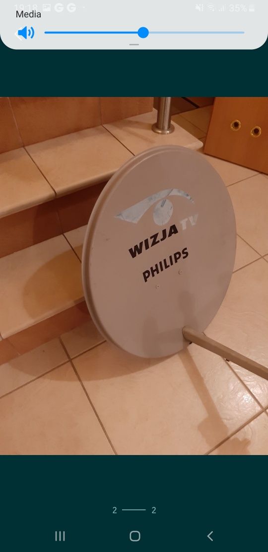 Konwerter talerz do odbioru tv satelitarnej philips kolekcja satelita