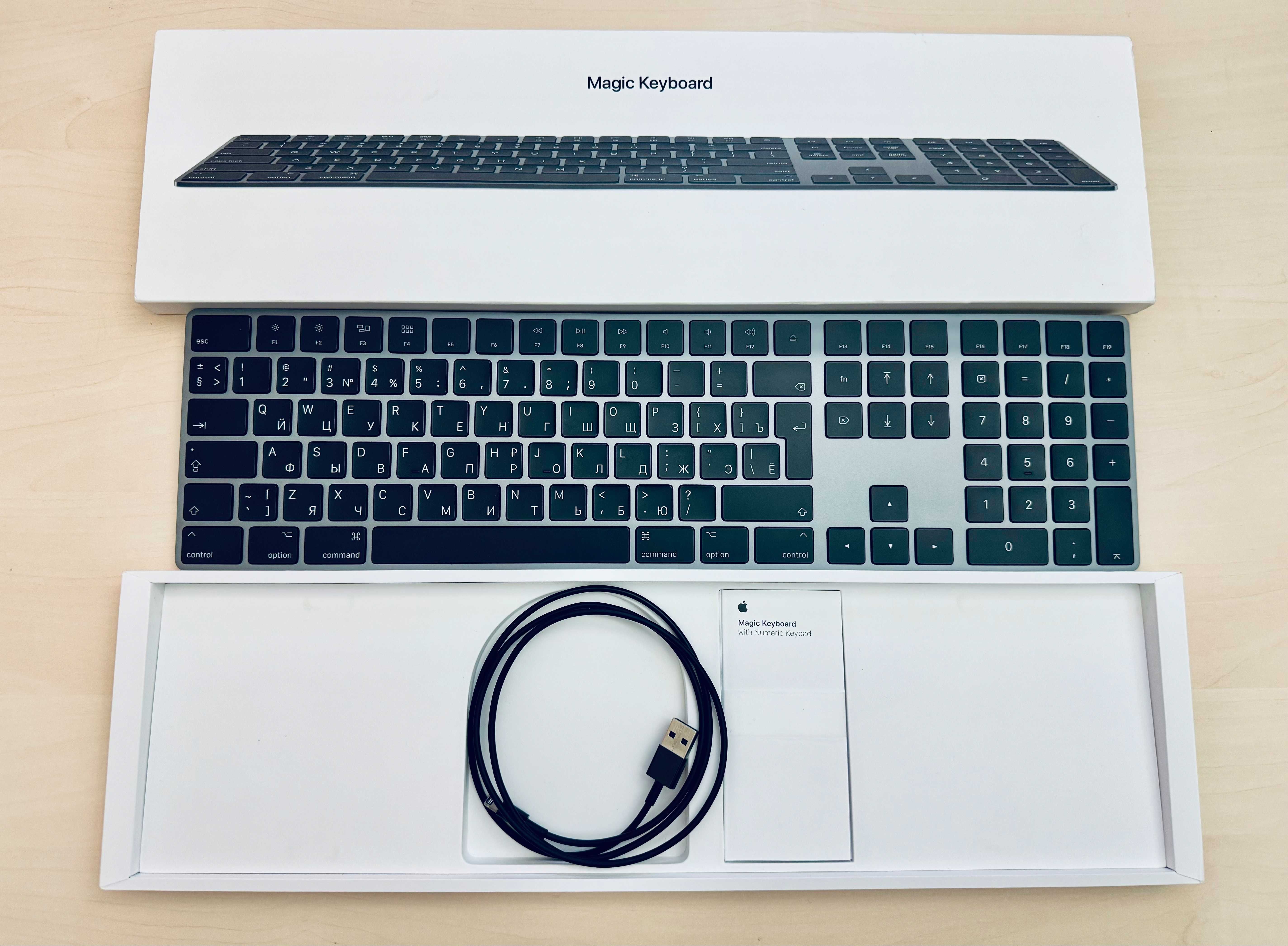 Клавіатура Apple Magic Keyboard Space Grey Numeric Pad