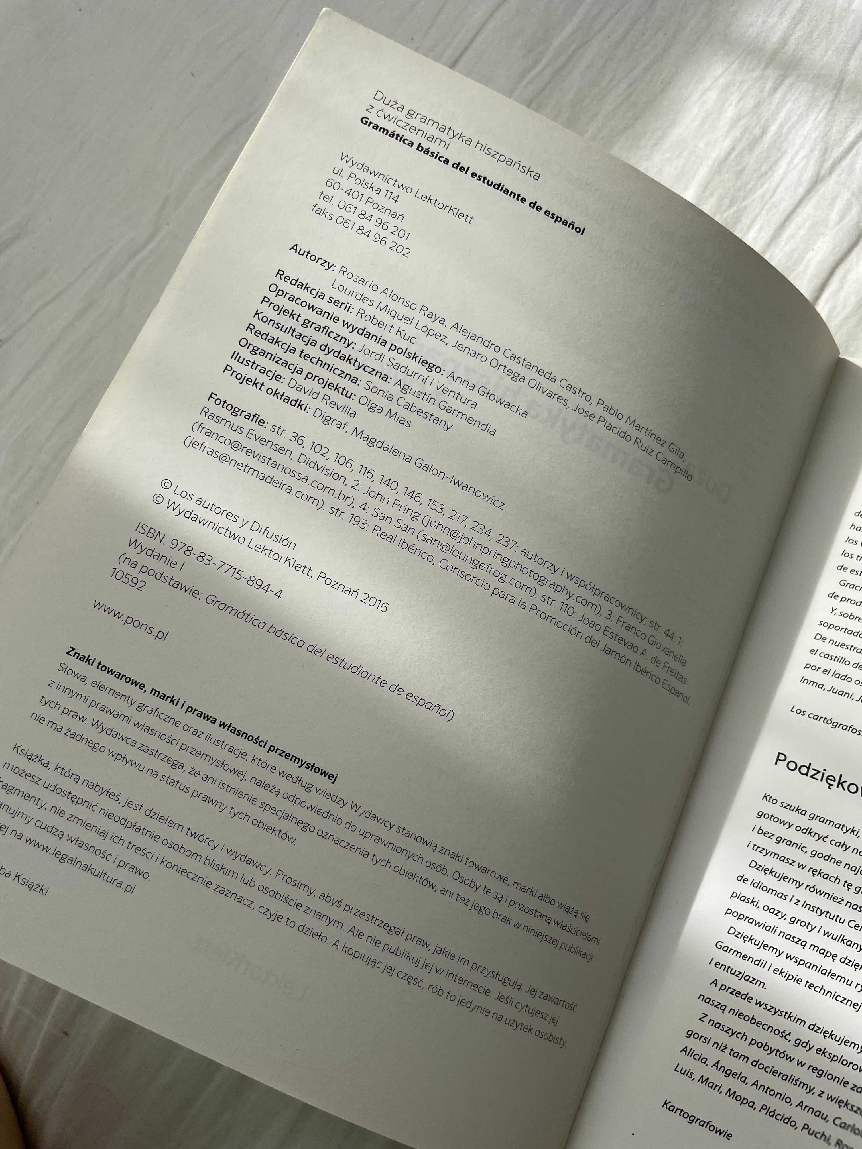 Duża gramatyka hiszpańska z ćwiczeniami (A1, A2, B1). PONS