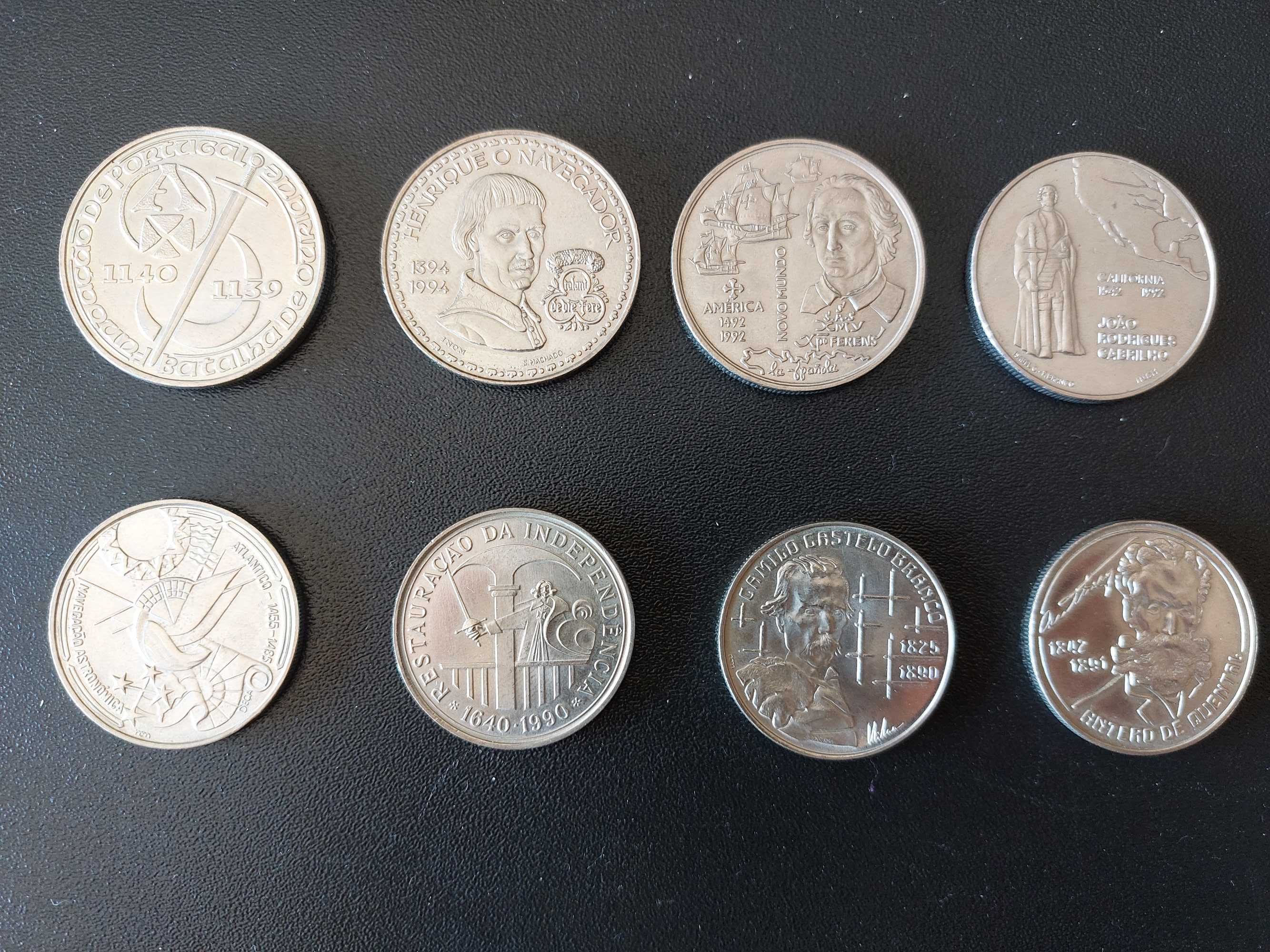 Lote 8 moedas Comemorativas Portuguesas