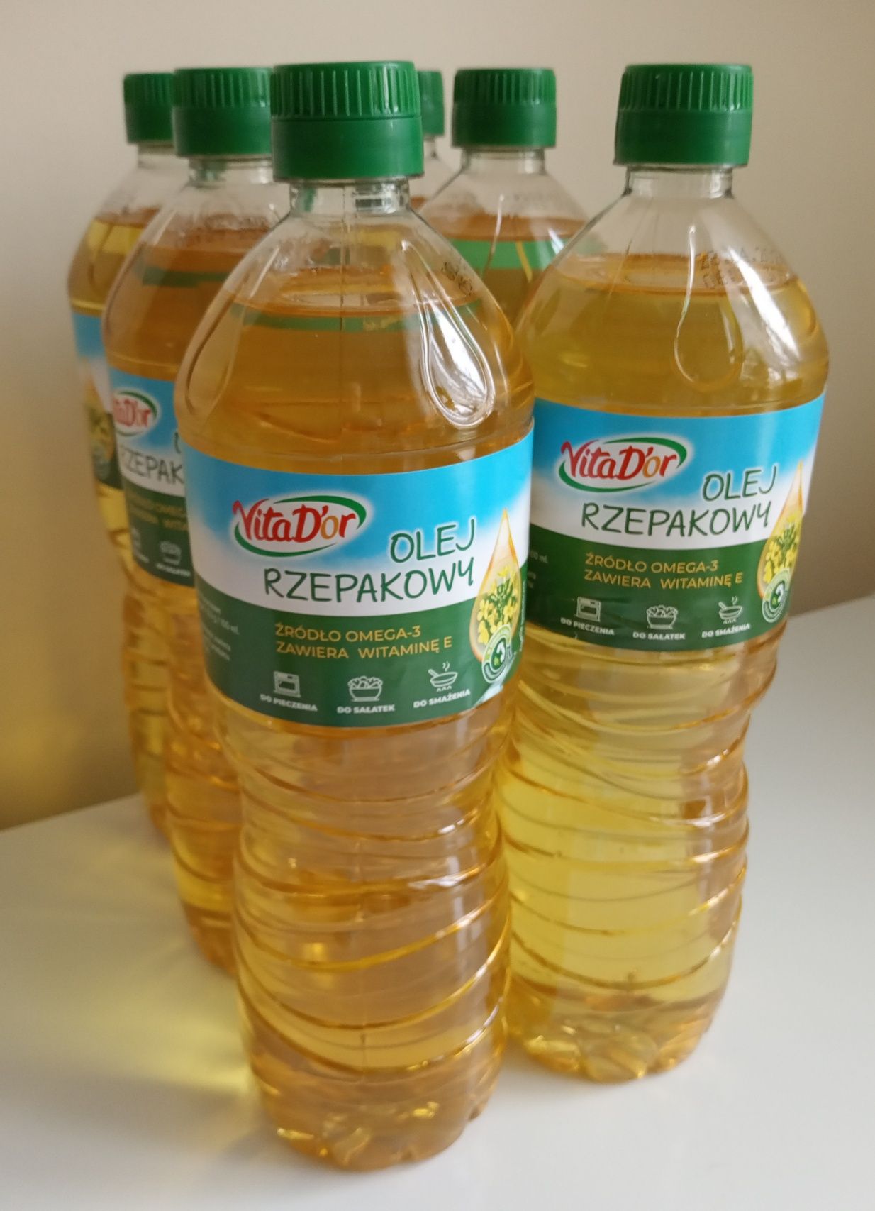 Olej rzepakowy Vita D'Or 1 l x 2 szt.