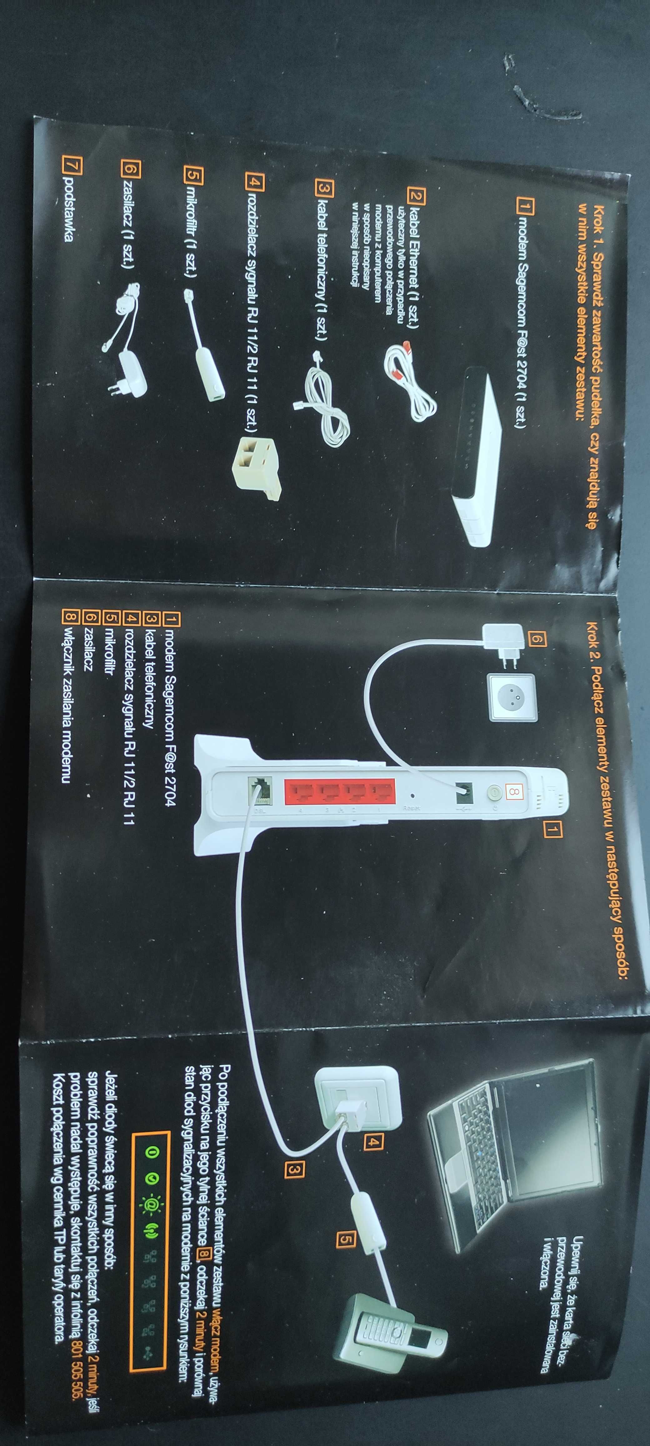 Router wifi Sagemcom Fost 2704 ADSL