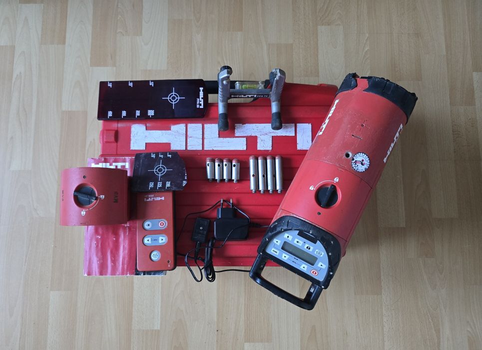 HILTI PP 10 PP10 Laser Rurowy Duży Zestaw Krajowy PROTOKÓŁ KALIBRACJI