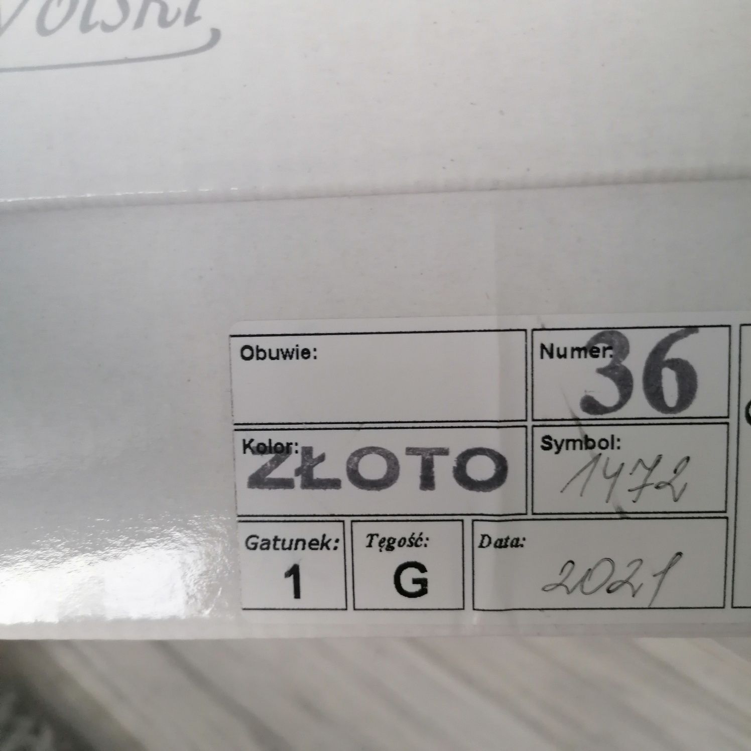 Buty sandały złote 36 J.WOLSKI skóra naturalna