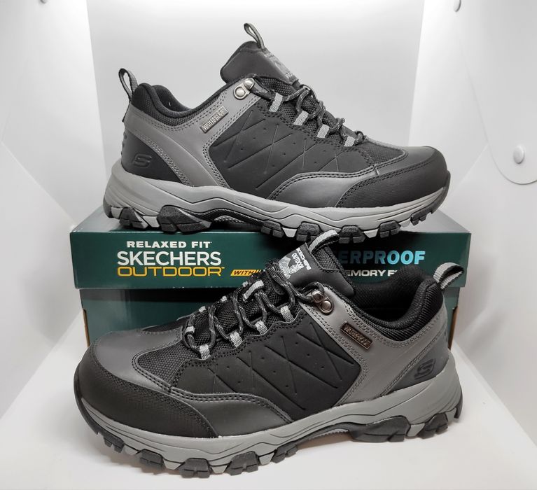 кожаные 27 28 29 30см водонепроницаемые кроссовки Skechers оригин