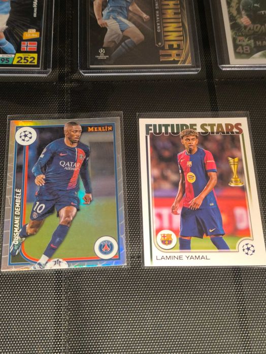 Cartas raras Yamal e dembele (bola de ouro)